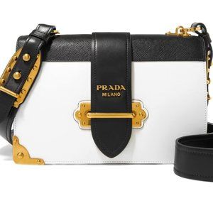 Leather Prada Cahier Bag